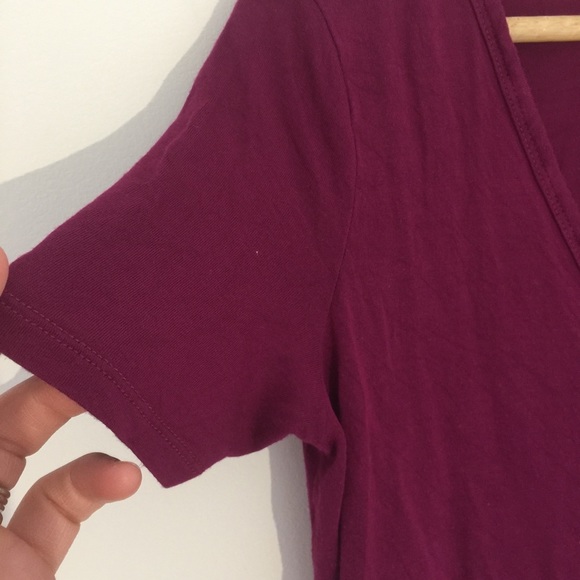 Talula Deep V-Neck Basic T-Shirt - Picture 2 of 6